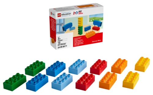 Six Bricks (6 Ladrillos) LEGO Duplo - Caja con 2 juegos de 6 bloques cada una